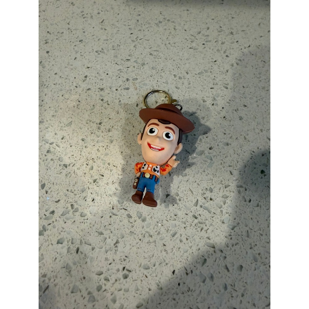 Disney Pixar Toy Story Woody 3D Silicone Keychain Bag Charm